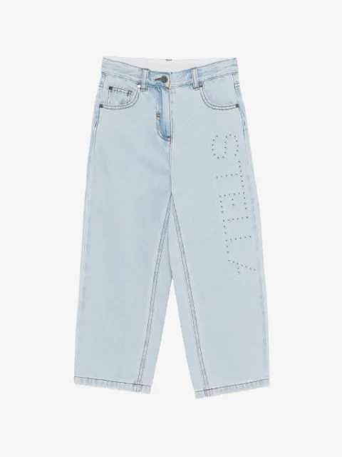 Stella McCartney Kids vaqueros con ojales