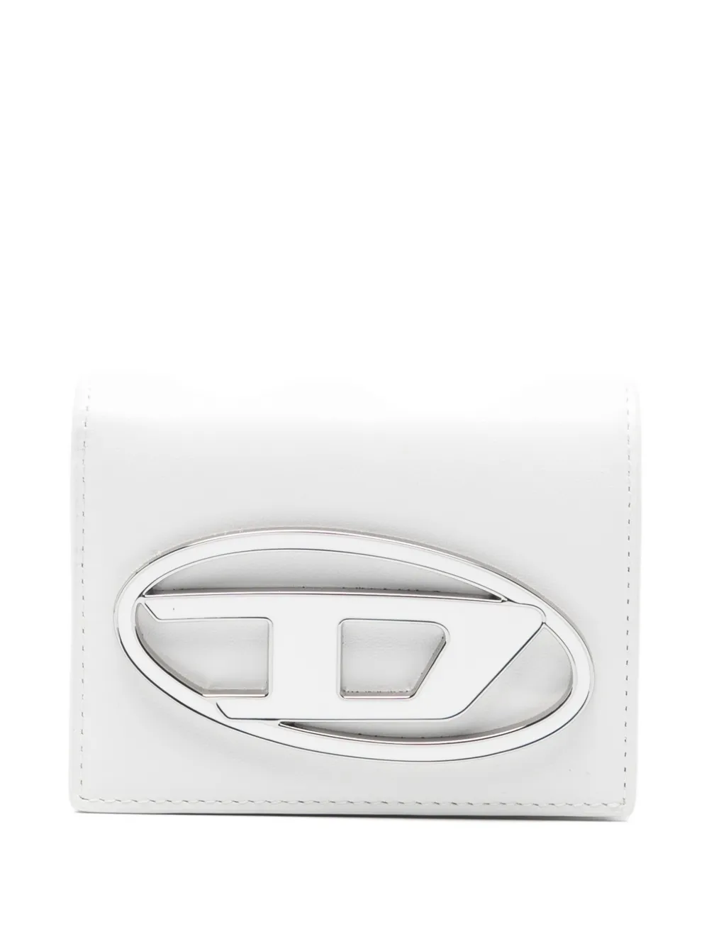 Diesel logo wallet - Bianco