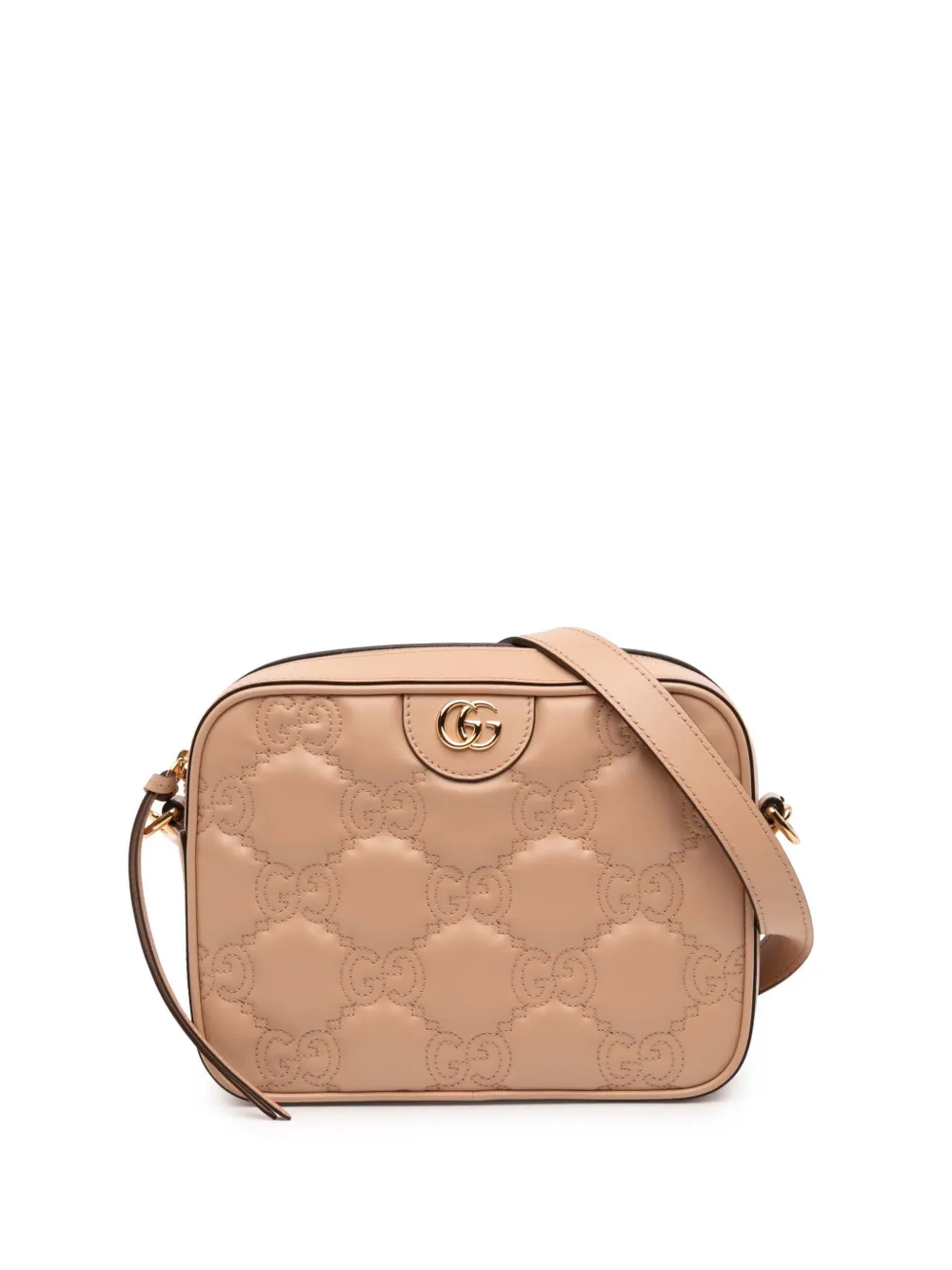 Gucci Pre-Owned 2016-2025 Small GG Matelasse Leather crossbody bag - Marrone