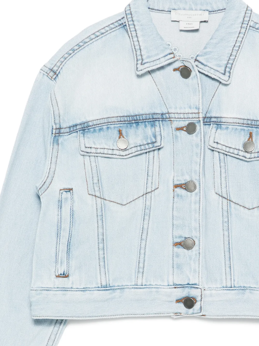  Stella Mccartney Kids Button-fastening Jacket - Blue 