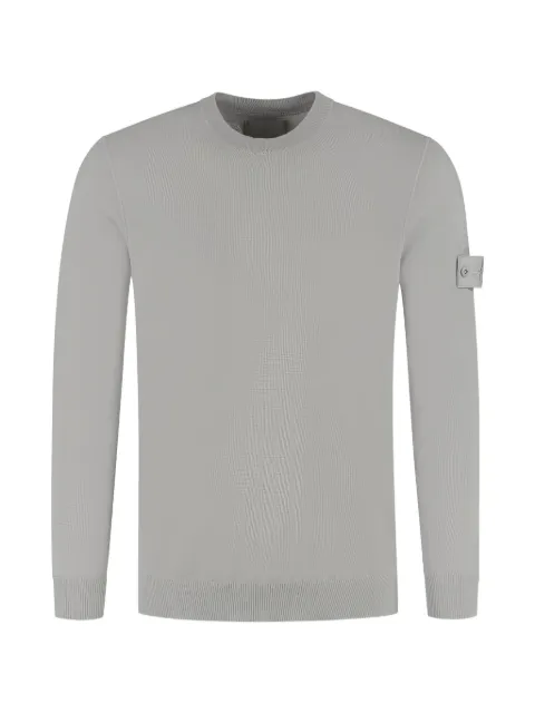 Stone Island logo-patch crew-neck top