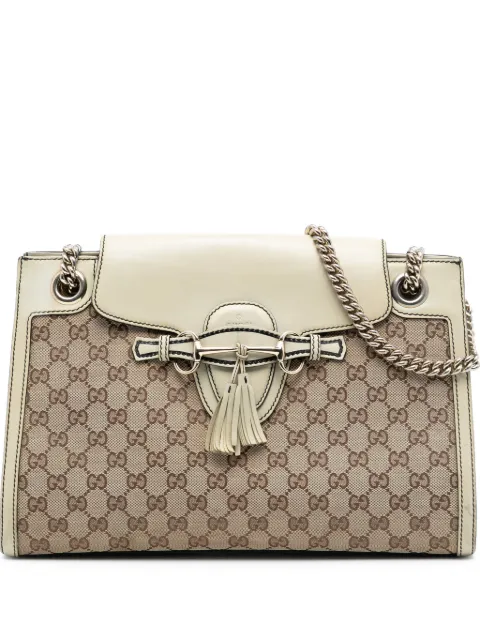 Gucci Pre-Owned 2016-2025 Large GG Canvas Emily shoulder bag