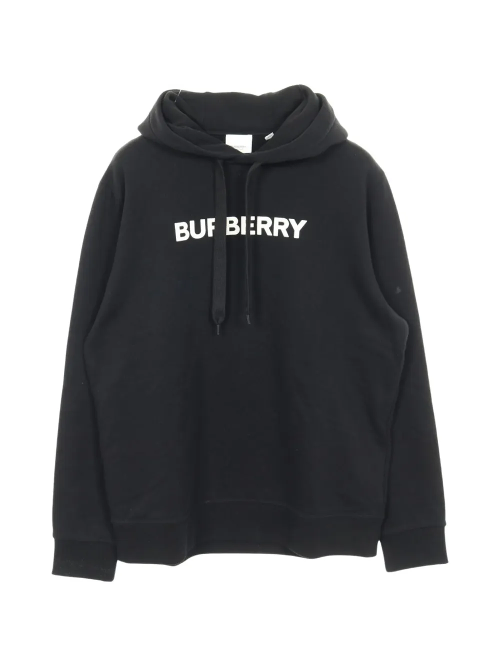 Pre-owned Burberry 2010s Logo Print Hoodie In Black