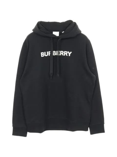 Burberry Pre-Owned 2010s logo print hoodie