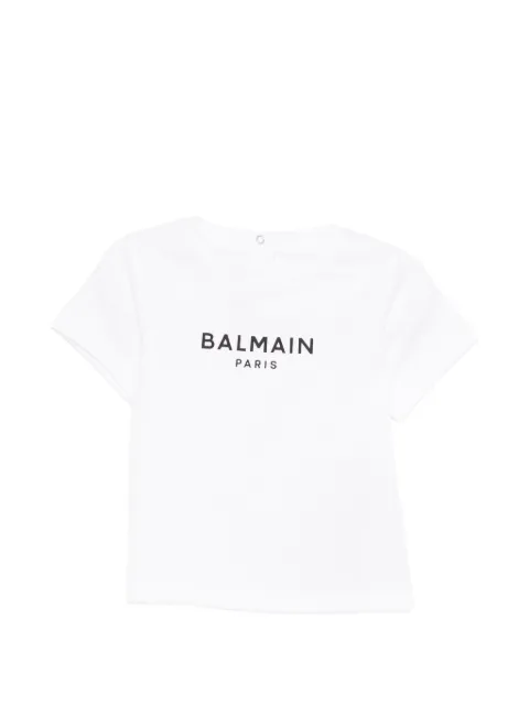 Balmain Kids logo-lettering T-shirt