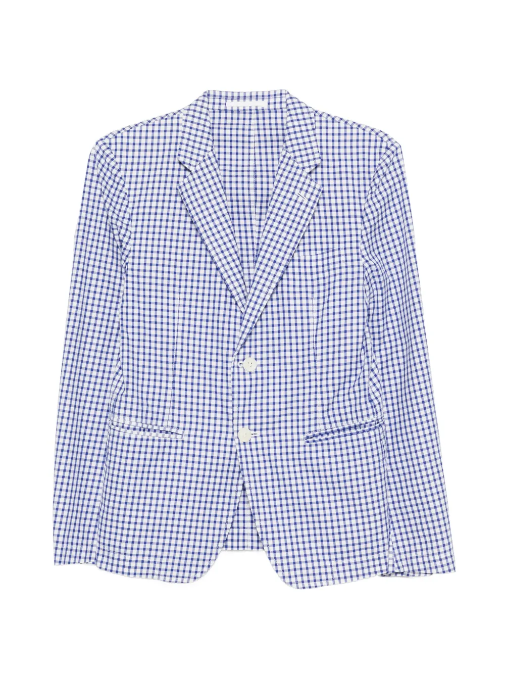 Comme des Garçons Homme checked blazer - Blu