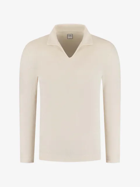 Fedeli V-neck polo T-shirt