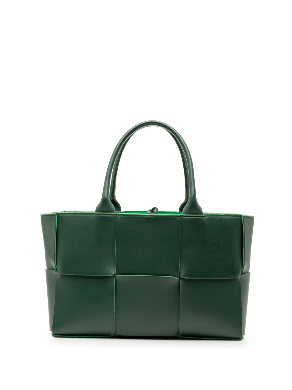 Bottega Veneta Pre-Owned Borsa tote Intrecciato Maxi Intrecciato Arco piccola in nappa 2012-2025 - Verde