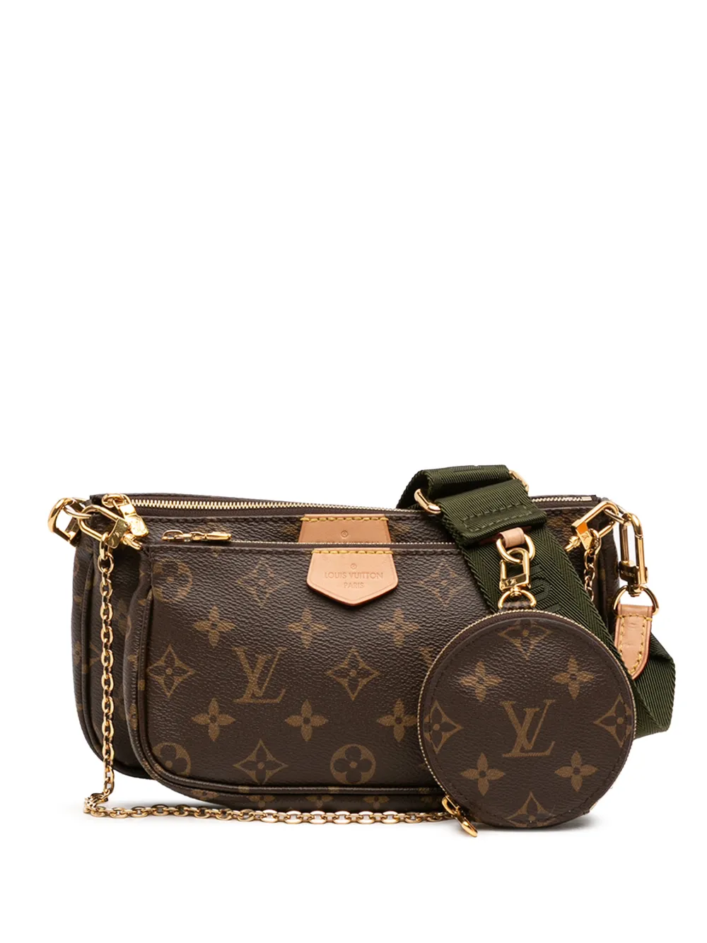 Louis Vuitton Pre-Owned 2020 Monogram Multi Pochette Accessoires satchel - Marrone