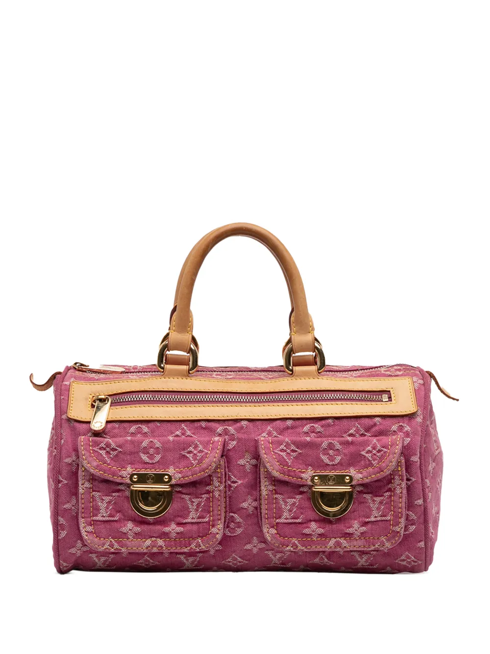 Louis Vuitton Pre-Owned 2006 Monogram Denim Neo Speedy 30 handbag - Rosa