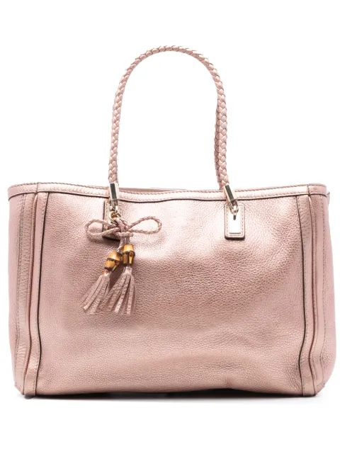 Gucci Pre-Owned 2016-2025 Medium Metallic Leather Bella tote bag