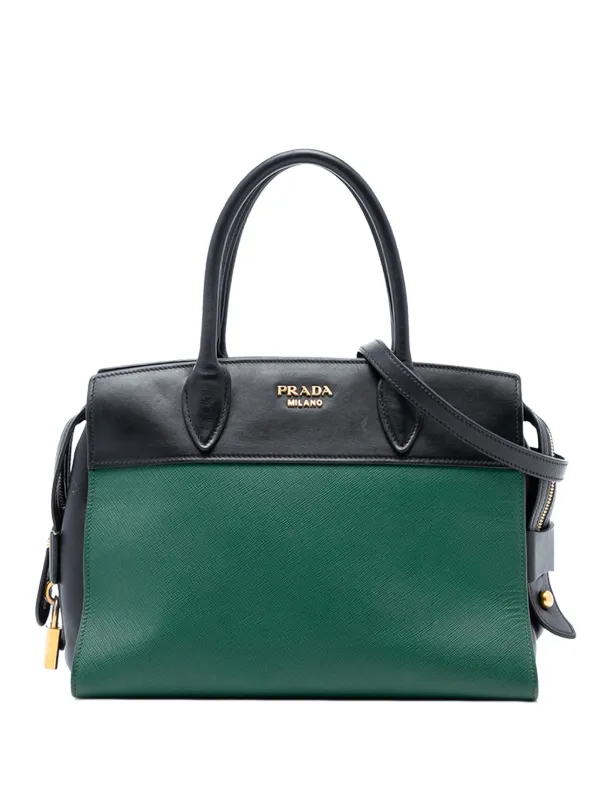 Prada Pre-Owned 2010-2025 サフィアーノ＆シティカーフ 
