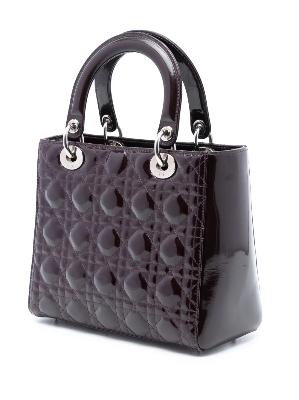 Christian Dior Pre-Owned 2010 ミディアム パテント カナージュ