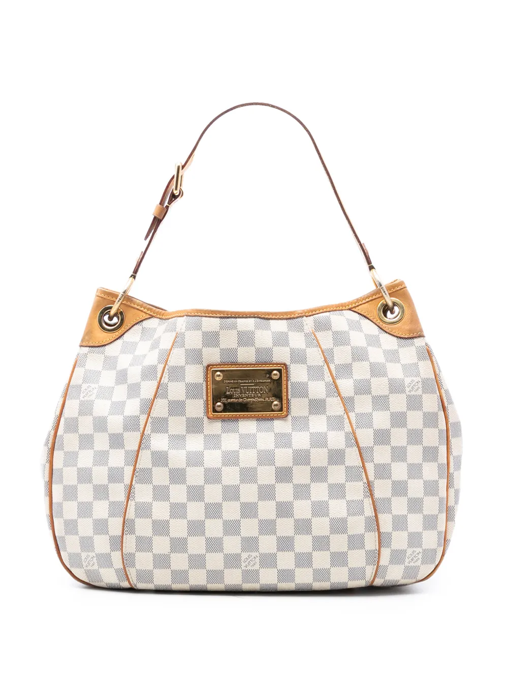 Louis Vuitton Pre-Owned 2008 Damier Azur Galliera PM shoulder bag - Bianco
