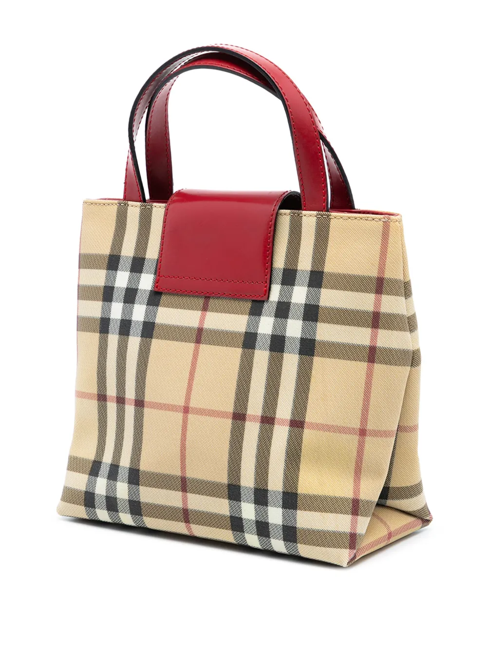 Burberry Pre-Owned 2000-2017 House Check Coated Canvas Handbag