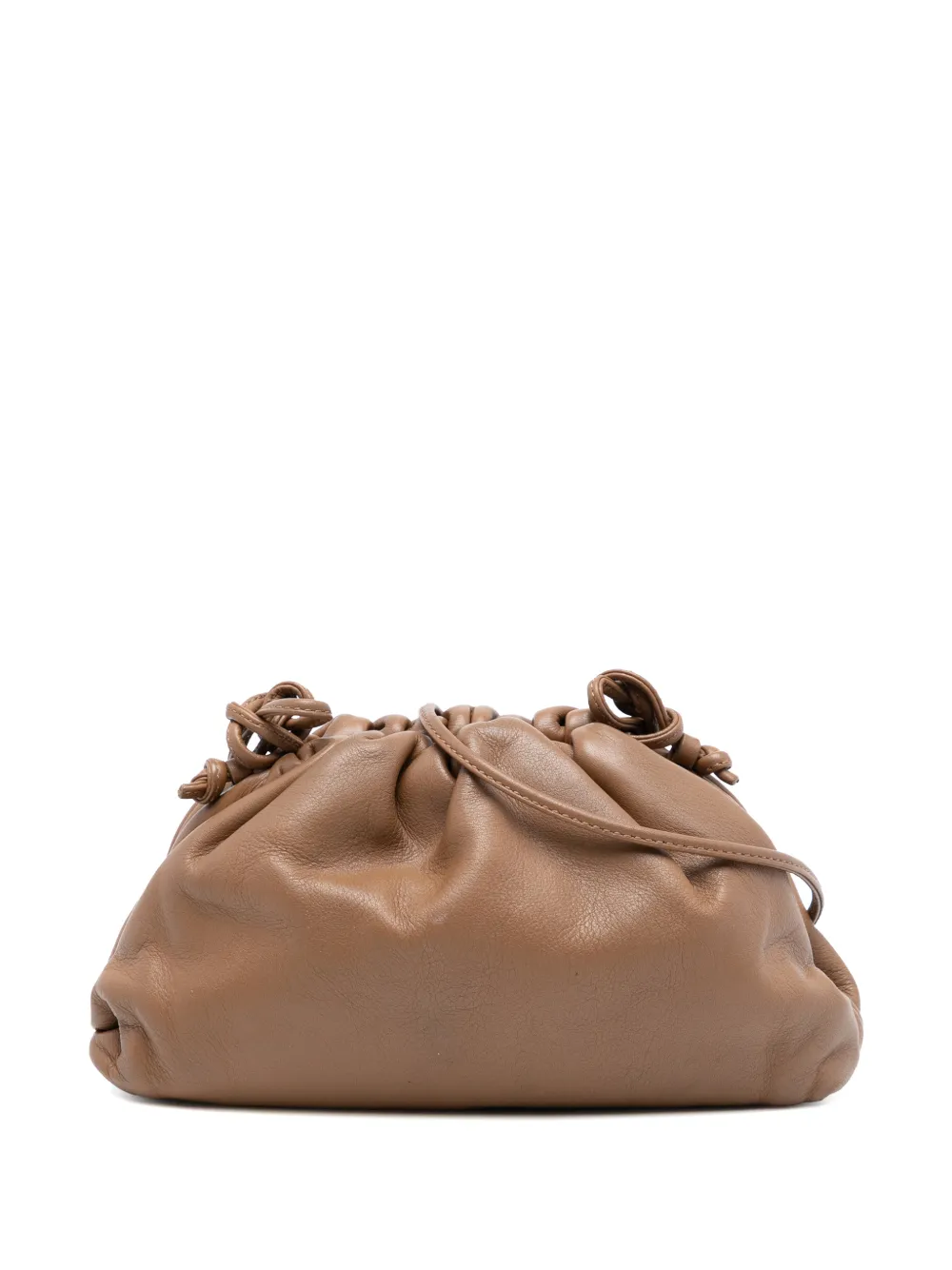 Bottega Veneta Pre-Owned 2012-2025 Lambskin The Mini Pouch crossbody bag - Marrone