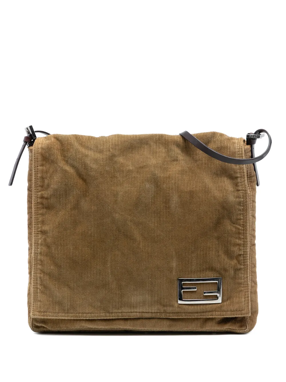 Fendi Pre-Owned 2000-2010 Corduroy shoulder bag - Marrone