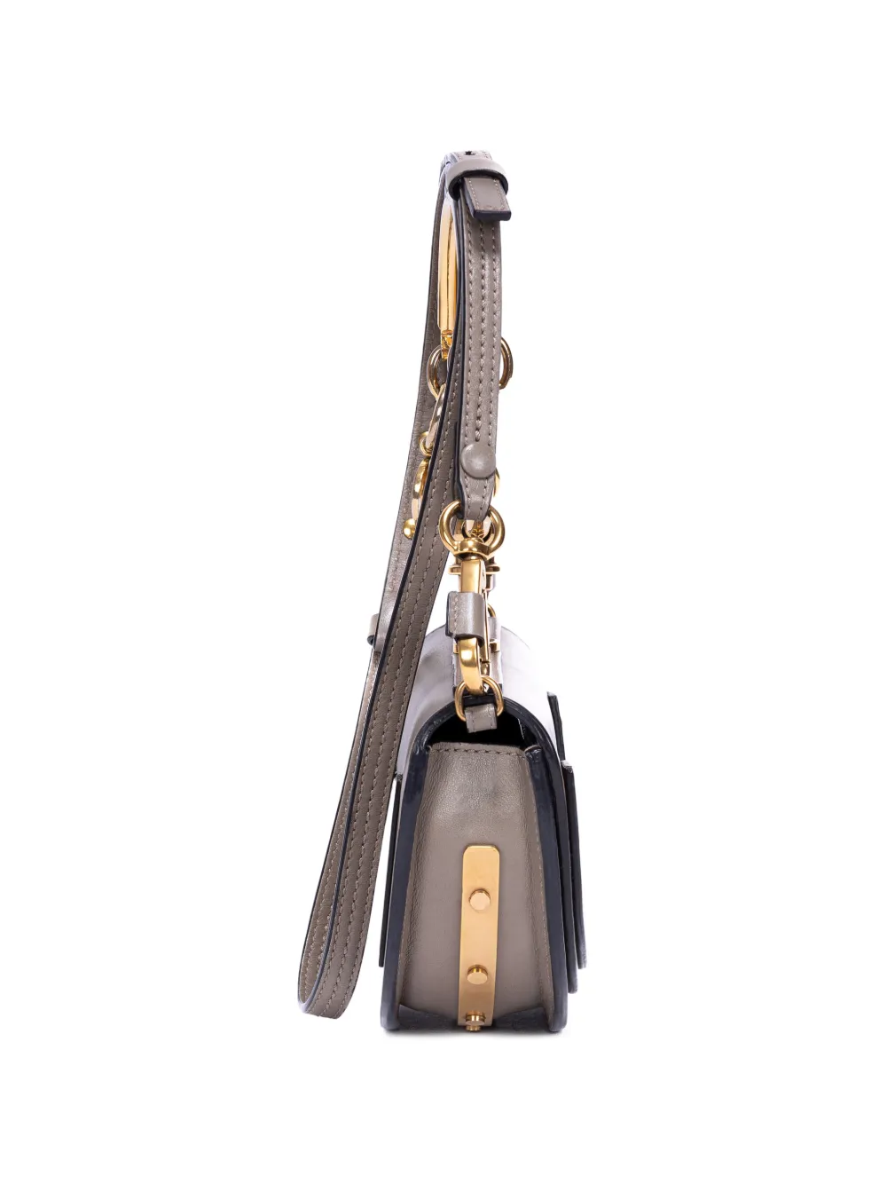 Nile Bracelet Metallic-Handle Tote Bag