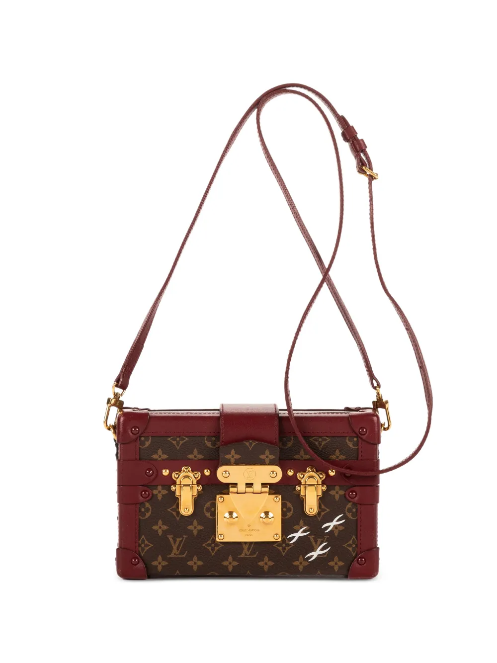Louis Vuitton Pre-Owned Petite Malle Monogram cross body bag - Braun