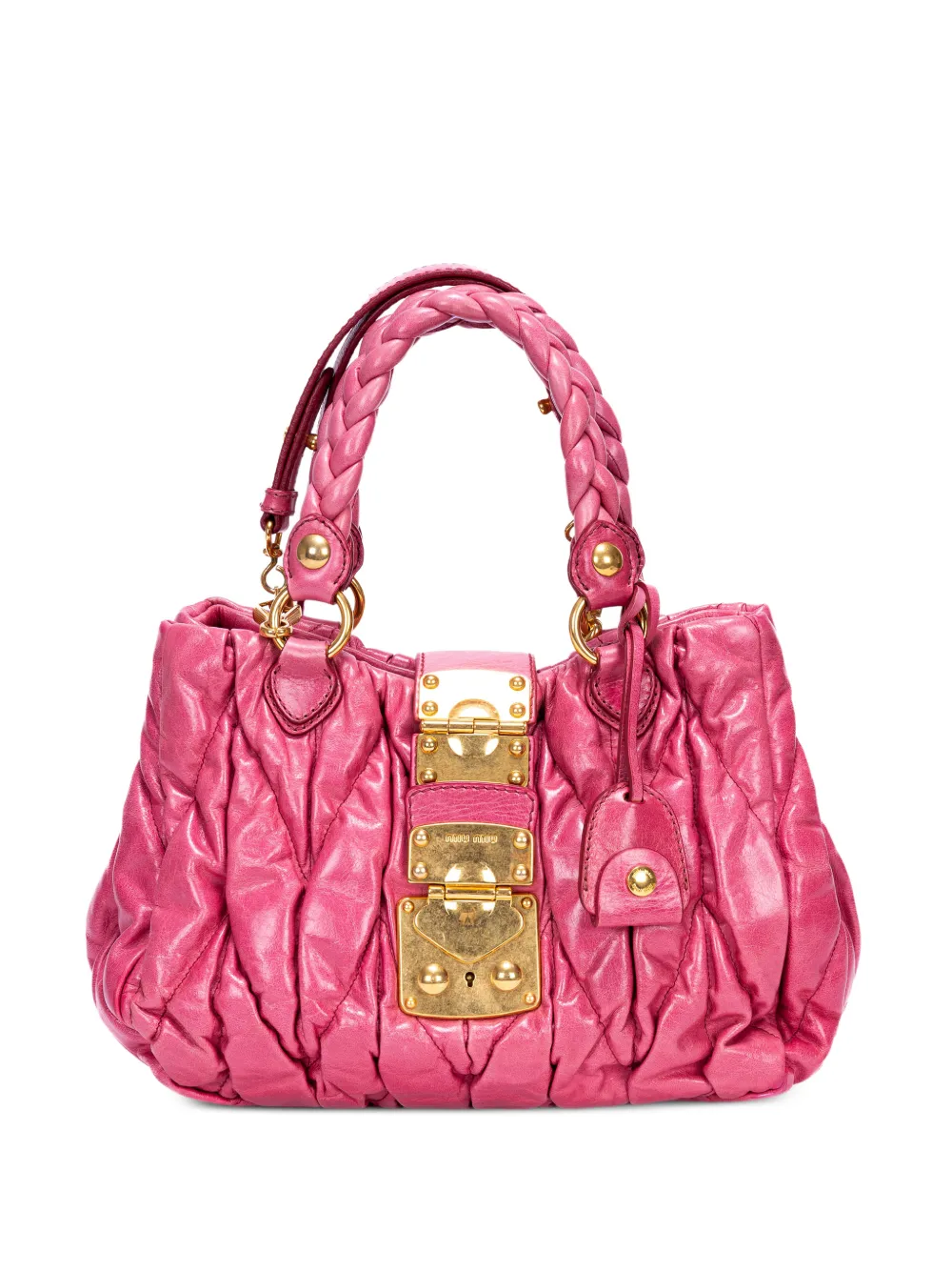 Miu Miu Pre-Owned quilted two-handle shoulder bag - Rosa