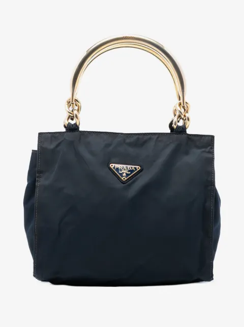 Prada Pre-Owned sac à main Tessuto à anse en métal (2000-2013)
