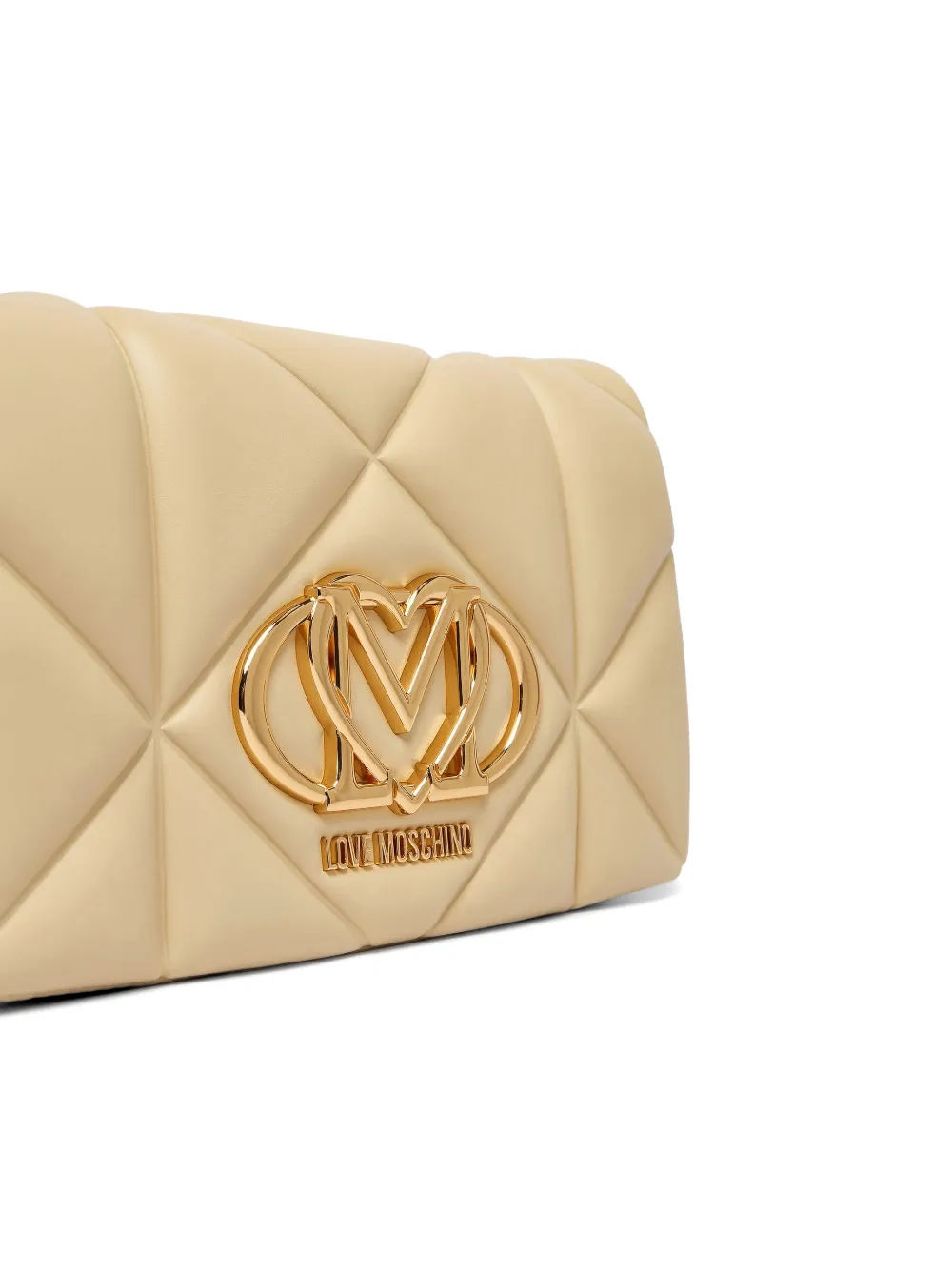 Love Moschino Gewatteerde crossbodytas Beige