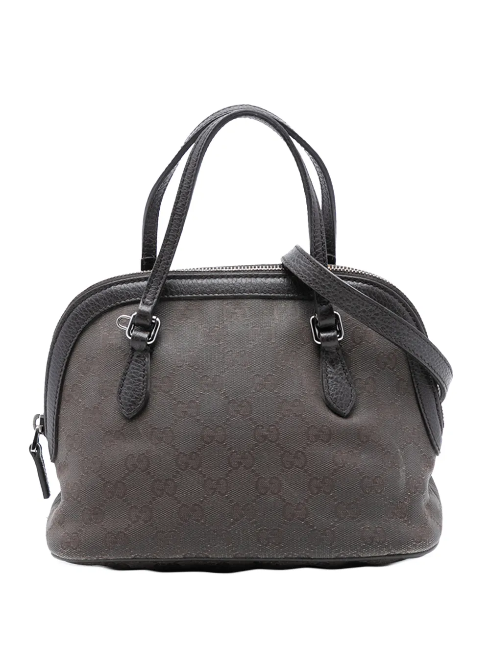 Gucci Pre-Owned 2016-2025 Mini GG Canvas Dome satchel - Marrone