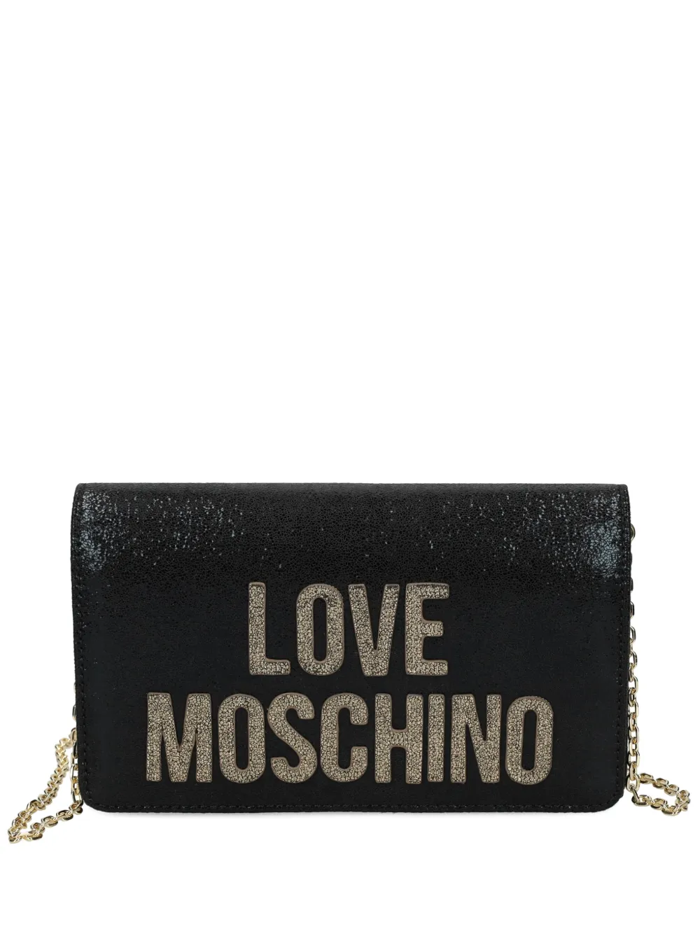 Love Moschino logo-embellishment crossbody bag - Nero