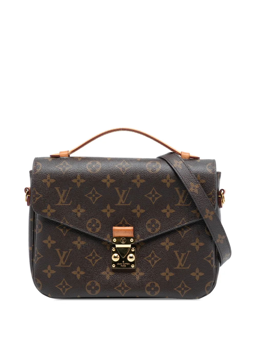 Louis Vuitton Pre-Owned 2018 Monogram Pochette Metis satchel - Marrone