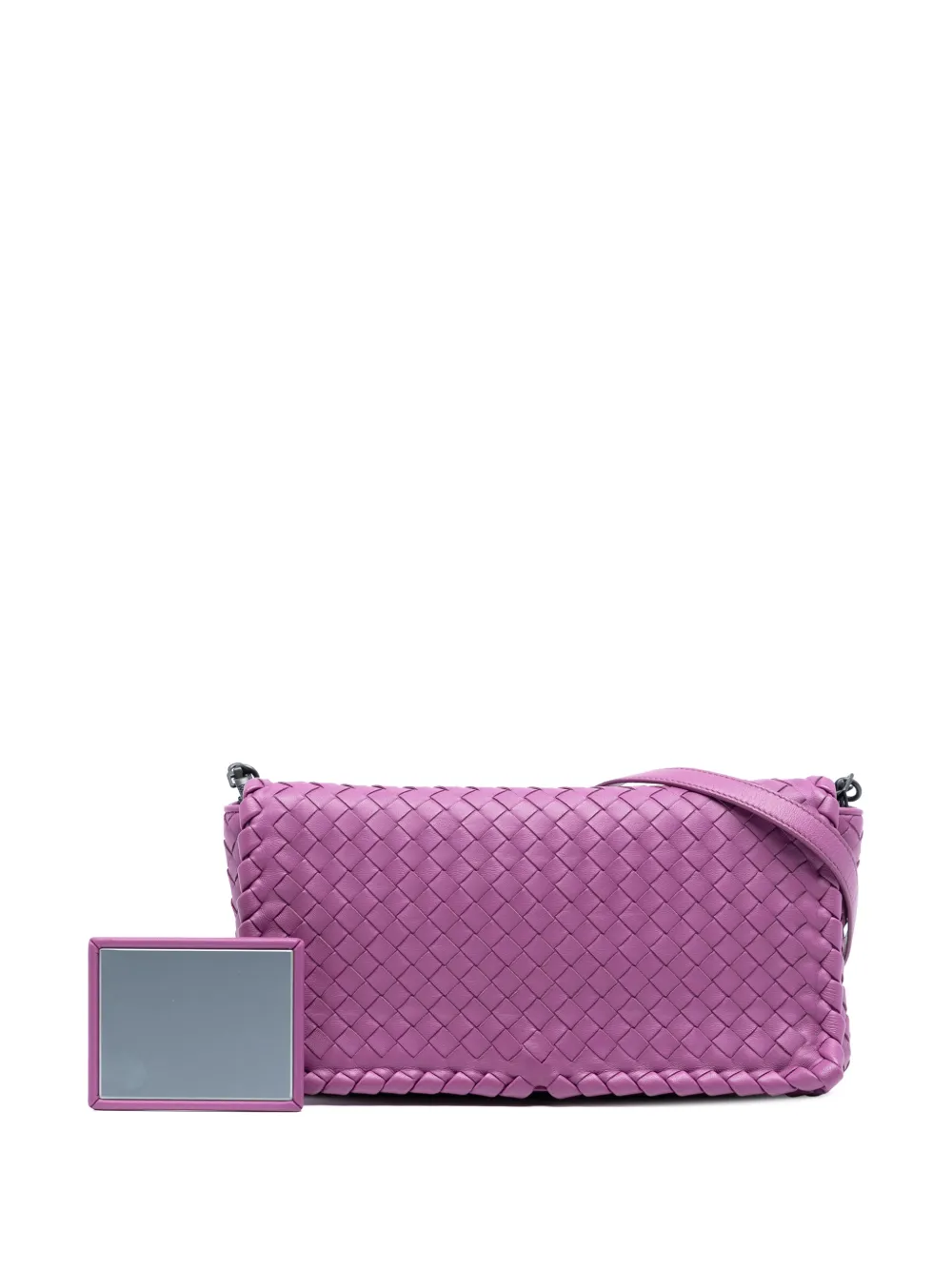 2012-2025 Nappa Intrecciato Dahlia Clutch Crossbody Bag