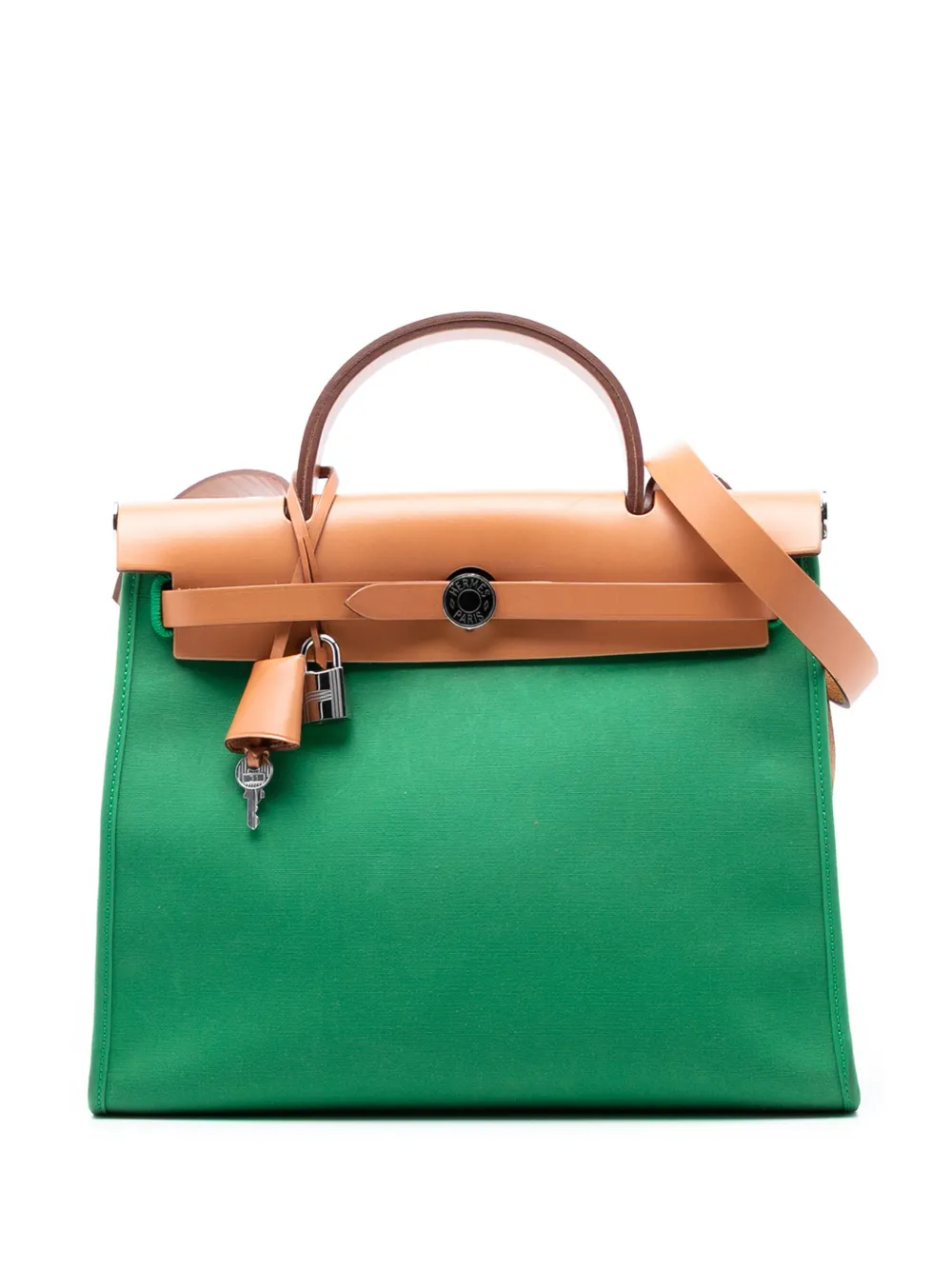 Hermès Pre-Owned 2016 Toile Herbag Zip 31 satchel - Marrone