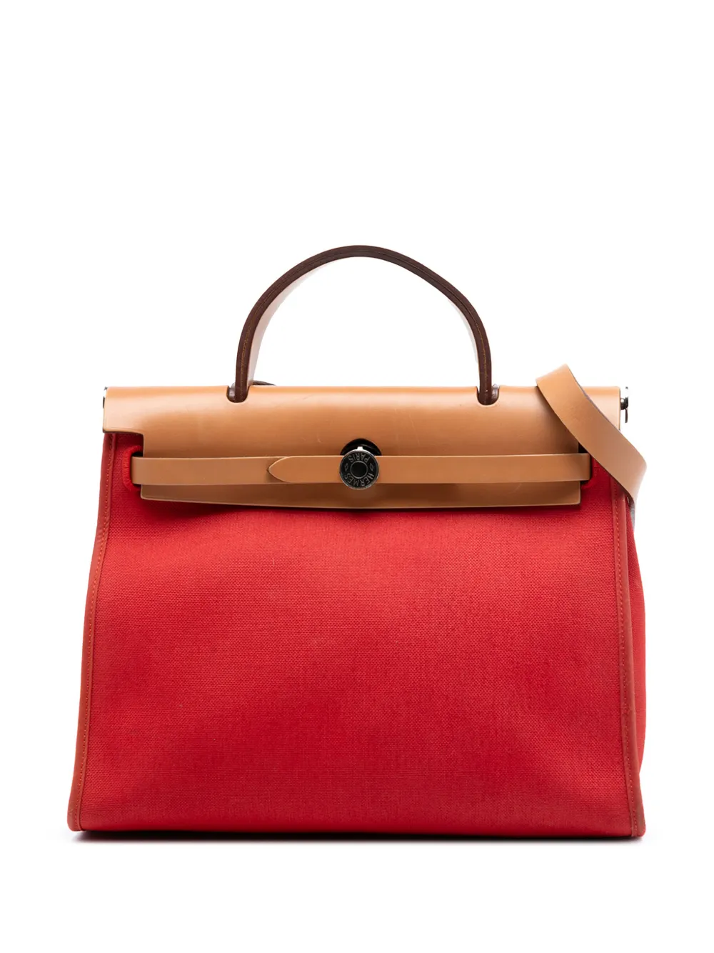 Hermès Pre-Owned 2016 Toile Herbag Zip 31 satchel - Marrone