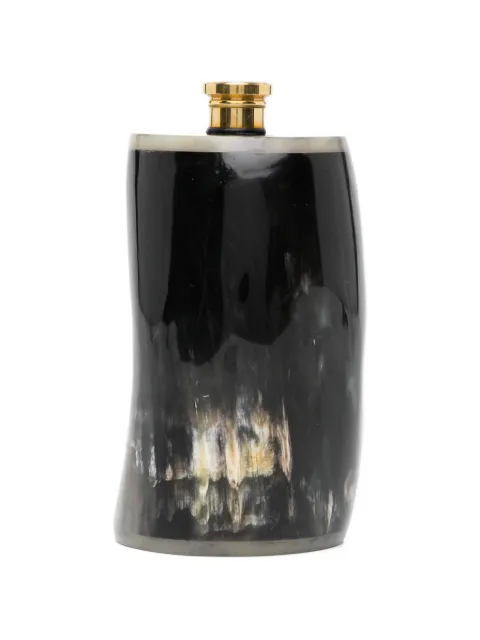Keepsake cattle-horn bottle