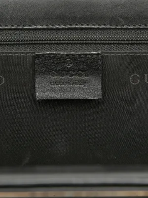 Gucci Pre-Owned 1990-2000 Nylon Frame Shoulder Bag | Black