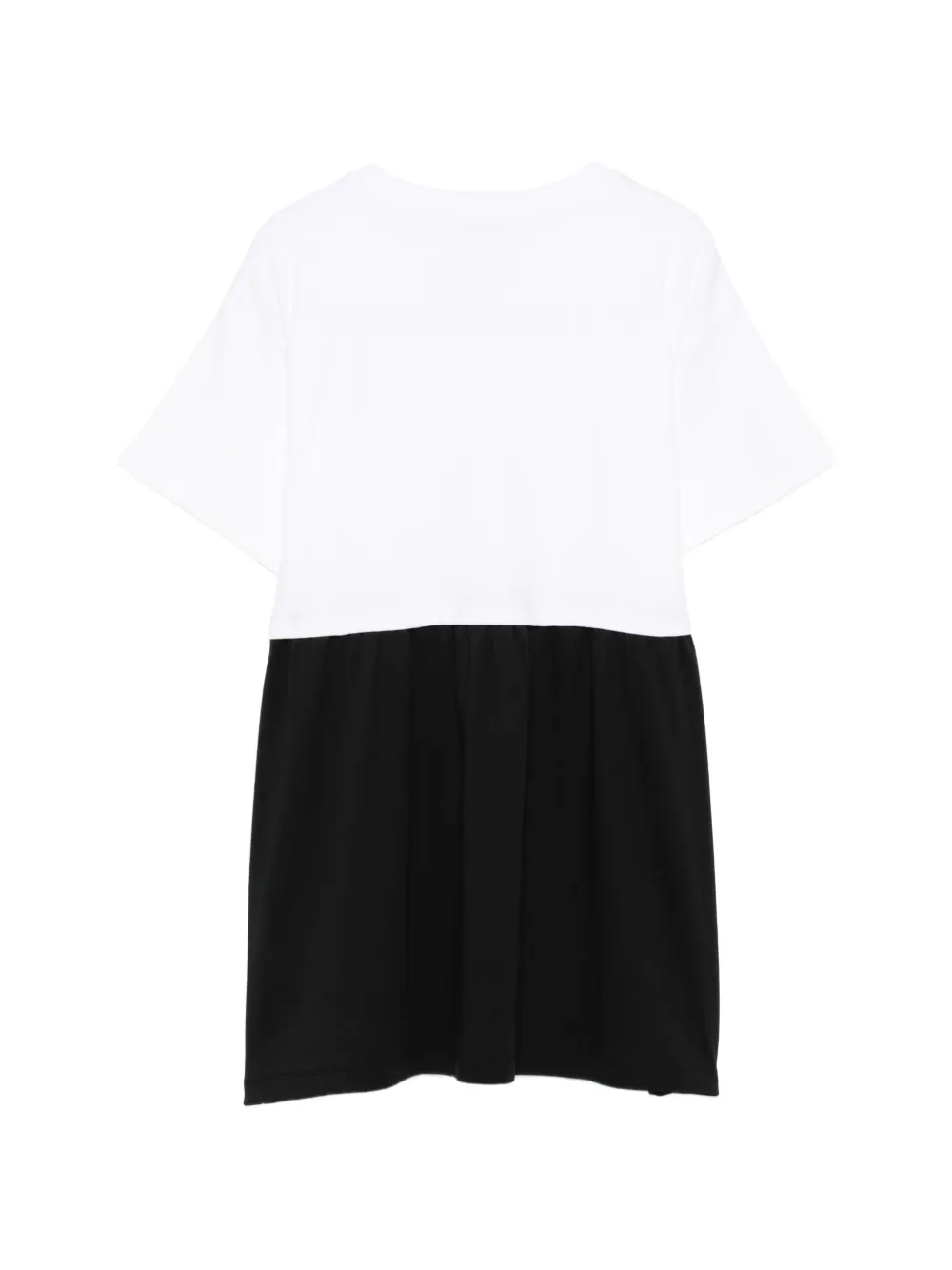 Moschino Kids Jurk met logoprint Wit