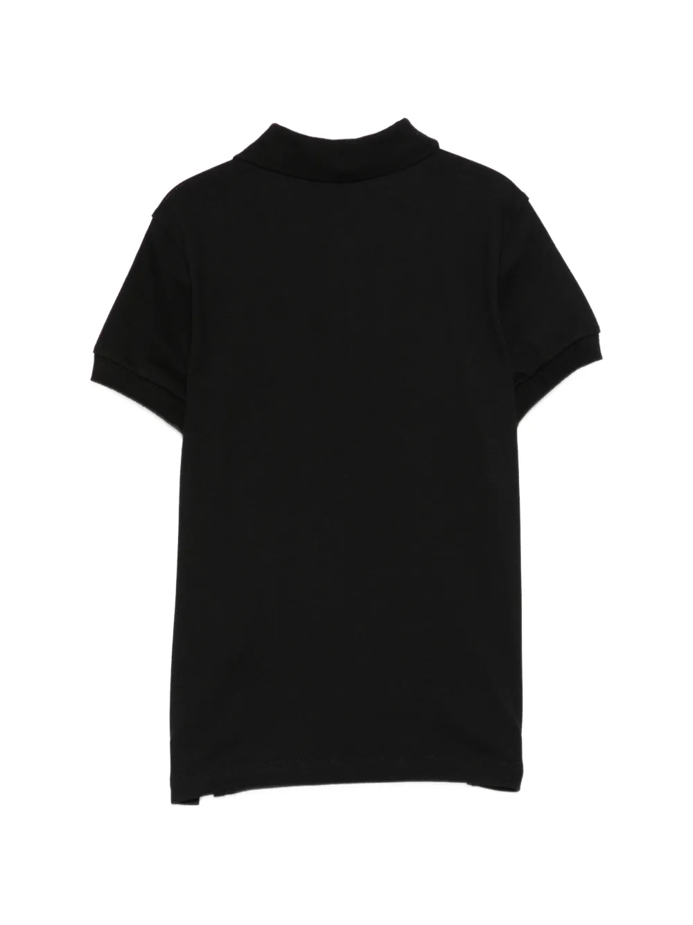 Moschino Kids Poloshirt met logoprint Zwart