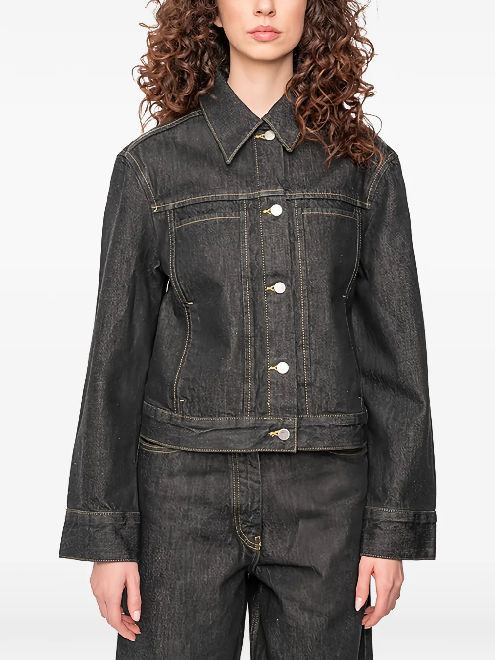 Studio Nicholson Tahoe denim jacket - Nero