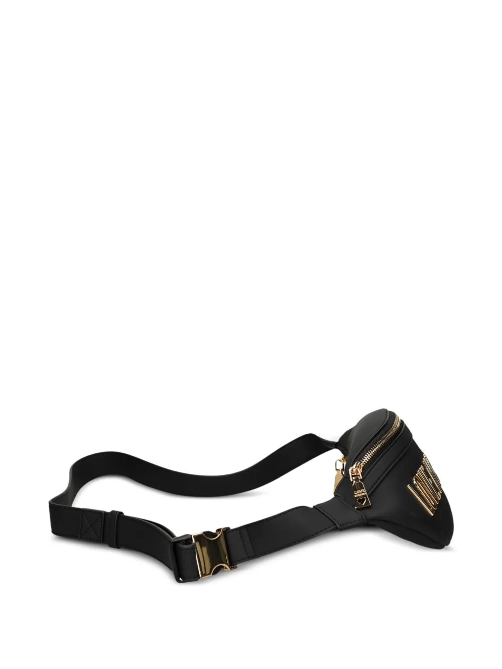 Love Moschino Heuptas met logopatch Zwart