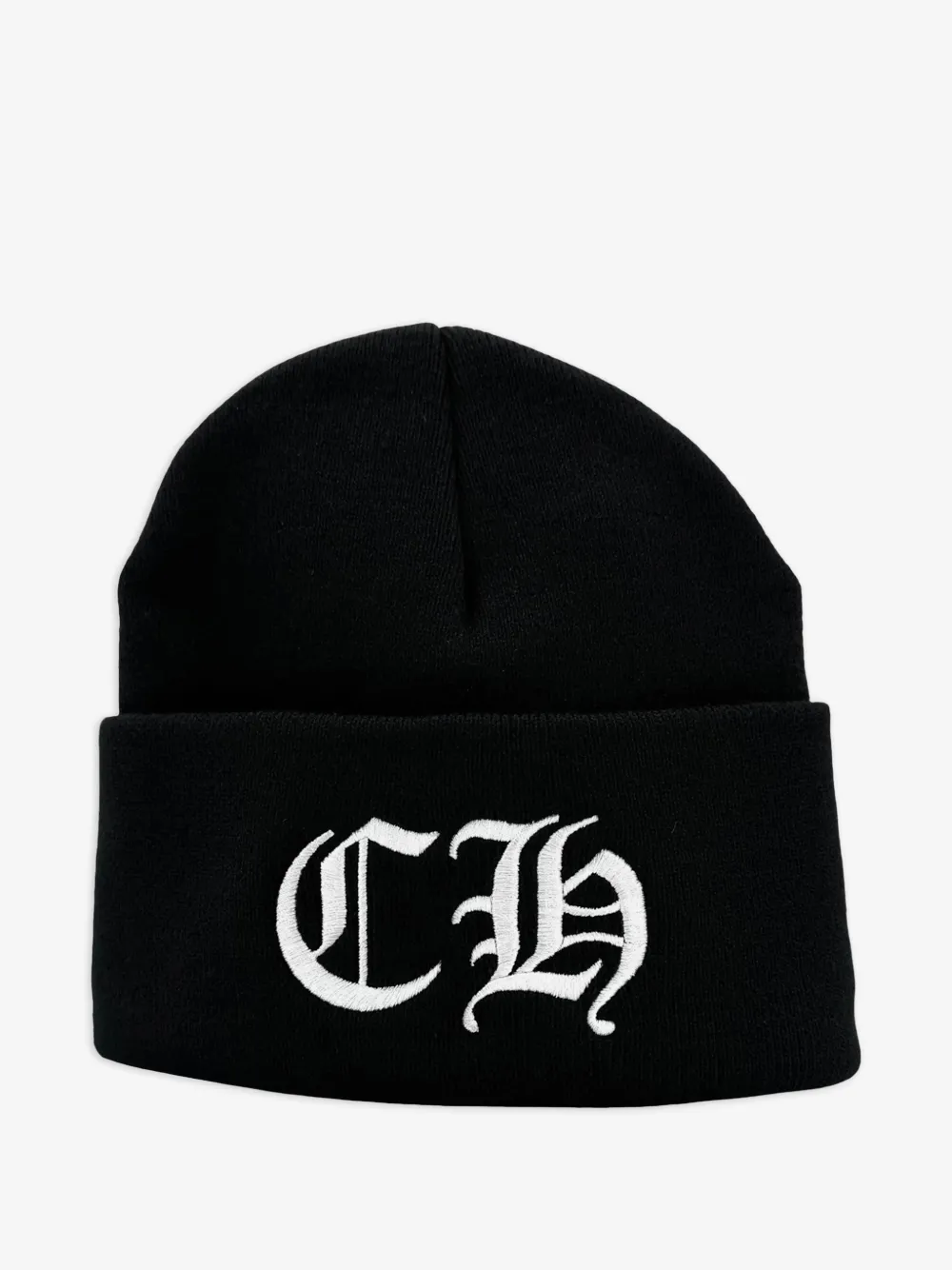 Chrome Hearts шапка бини с вышитым логотипом | черный | Image 1