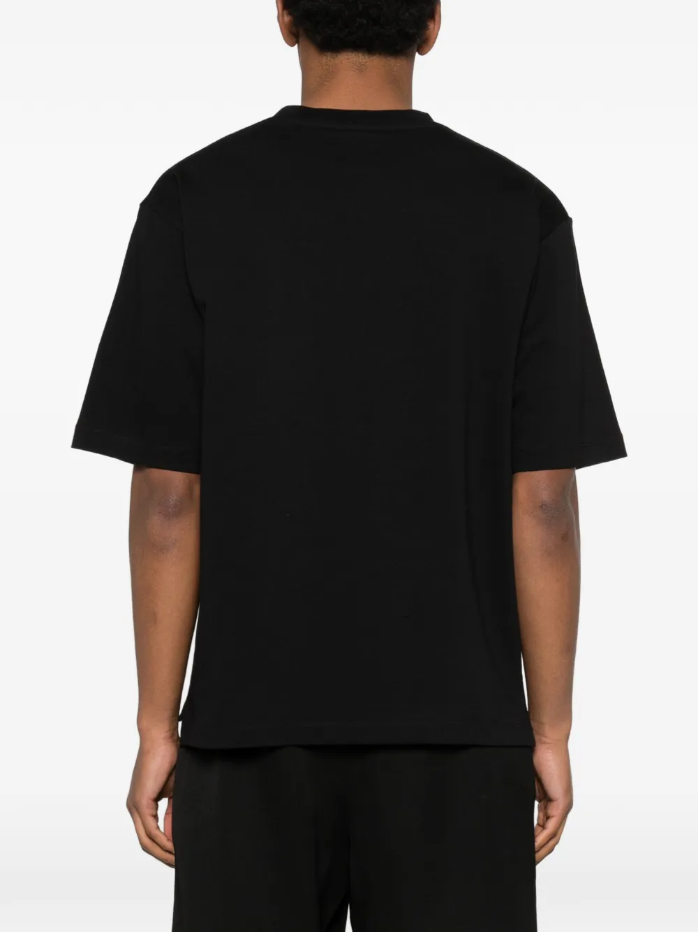 DSQUARED2 Wild2 ruimvallend T-shirt Zwart