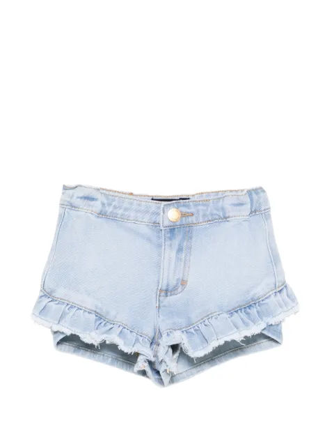 Molo Agnetha ruffled denim shorts
