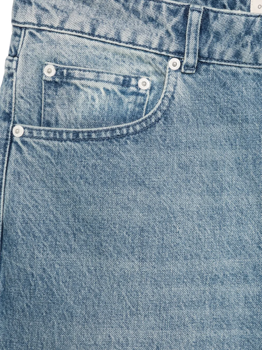 Officine Generale Jeans met vervaagd effect Blauw
