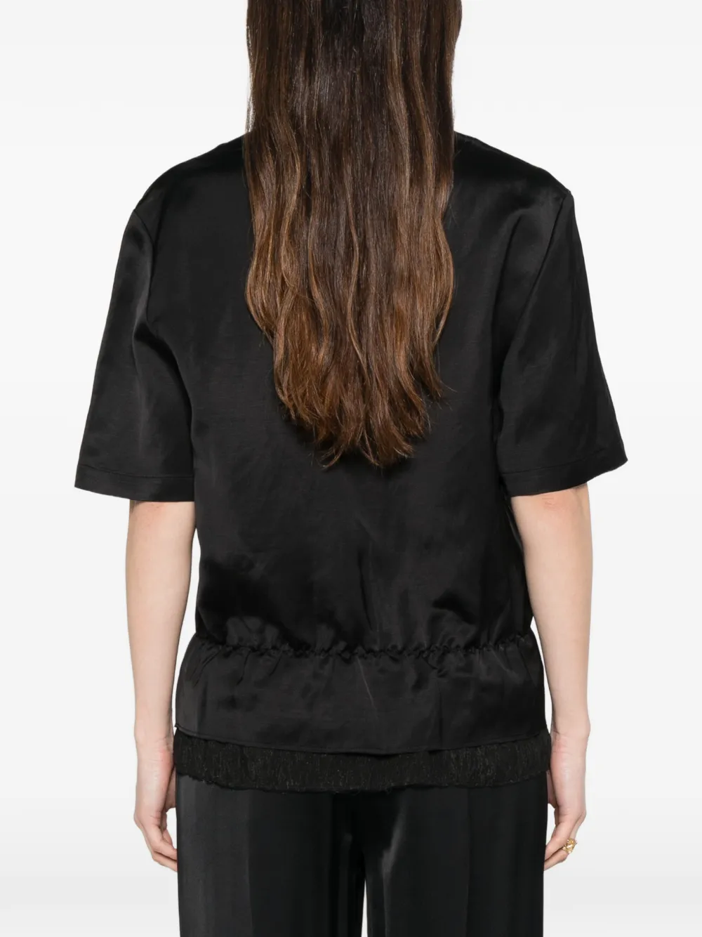 TOTEME Blouse met V-hals Zwart