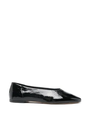 Jil Sander リングディテール フラットパンプス | ブラック | FARFETCH JP