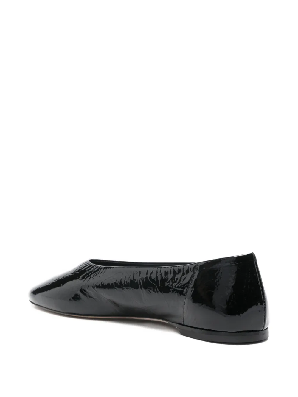 TOTEME Leren ballerina's Zwart