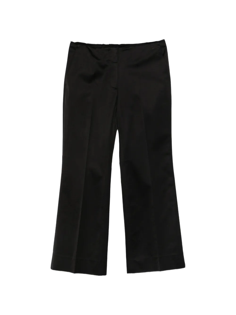 TOTEME kick flare trousers - Schwarz