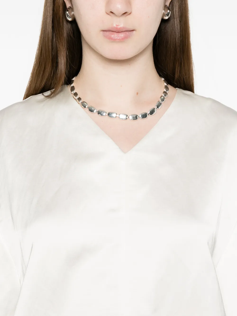TOTEME Top met V-hals Beige