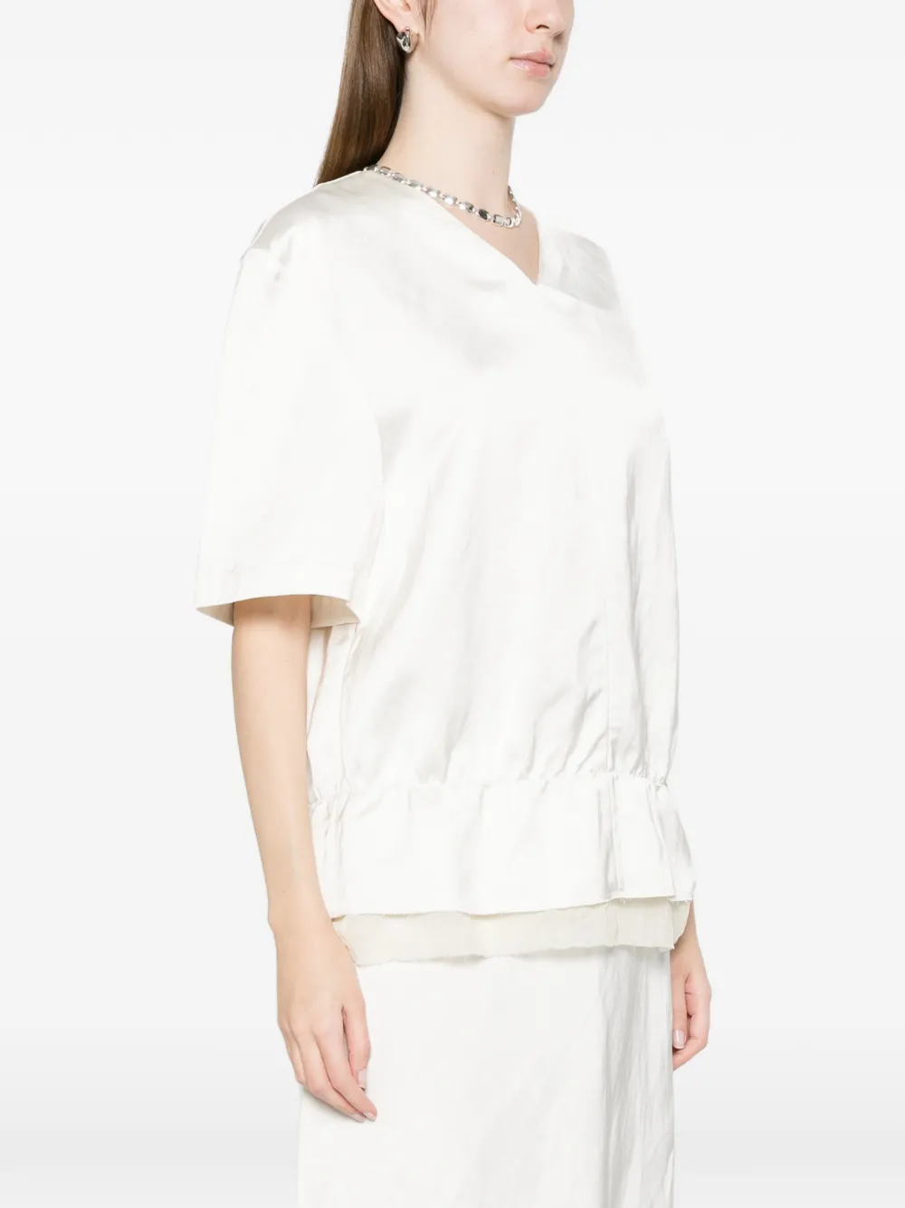 TOTEME Top met V-hals Beige