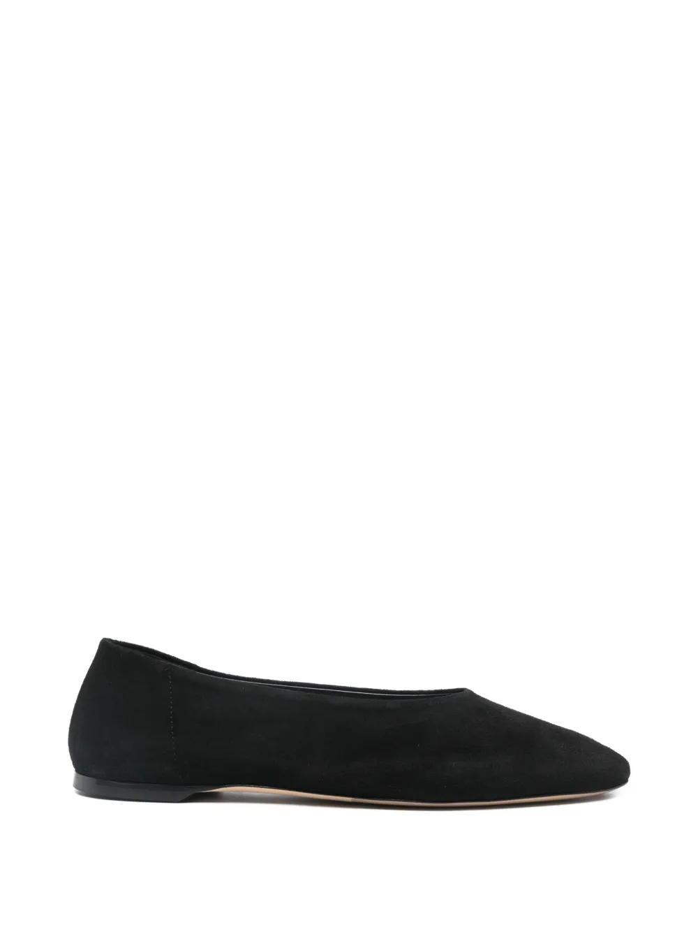 TOTEME suede ballerina shoes - Nero