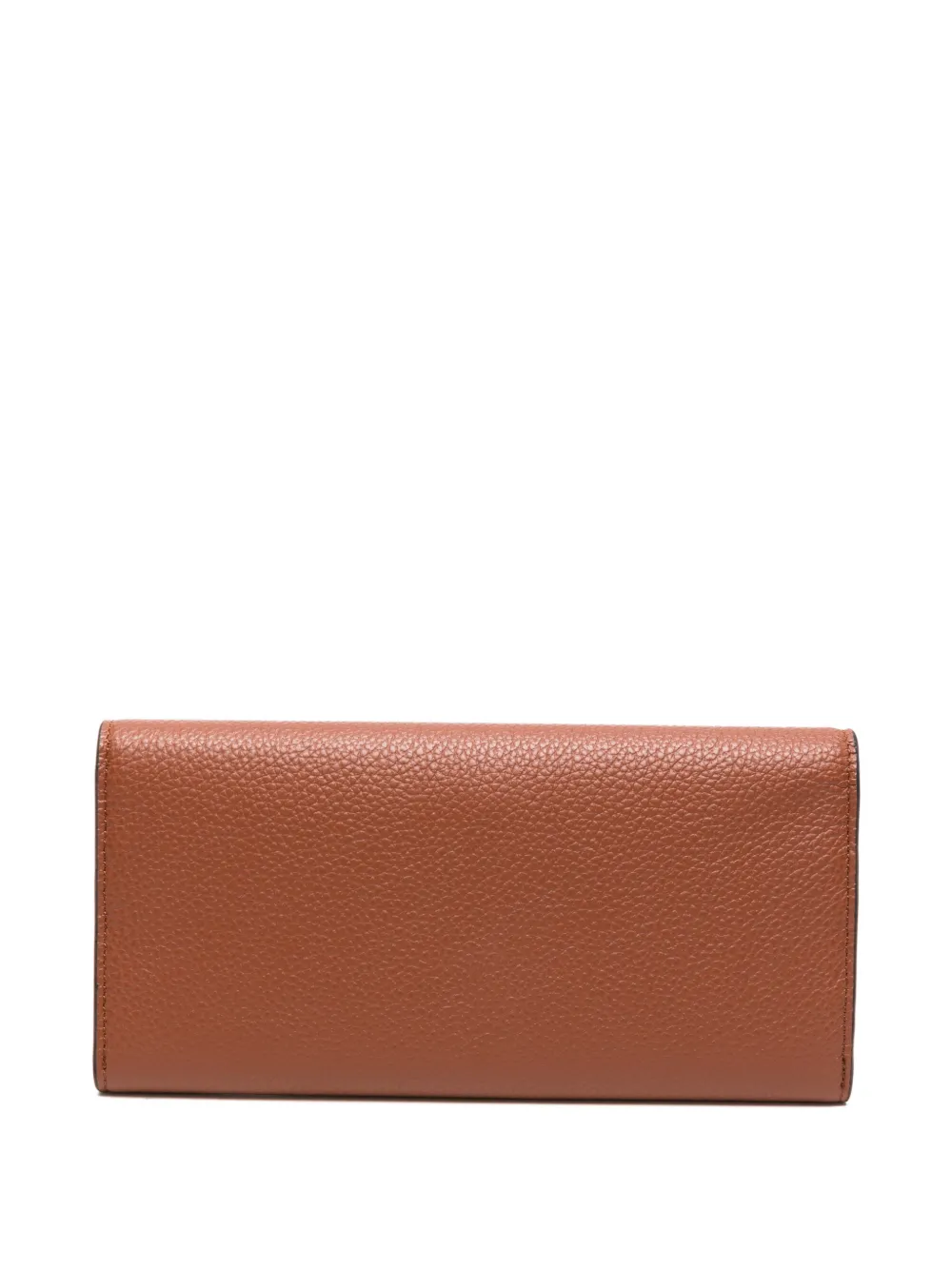  Toteme Flap Grained Leather Wallet - Brown 